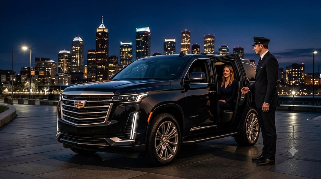Denver Black Limo luxury vehicle